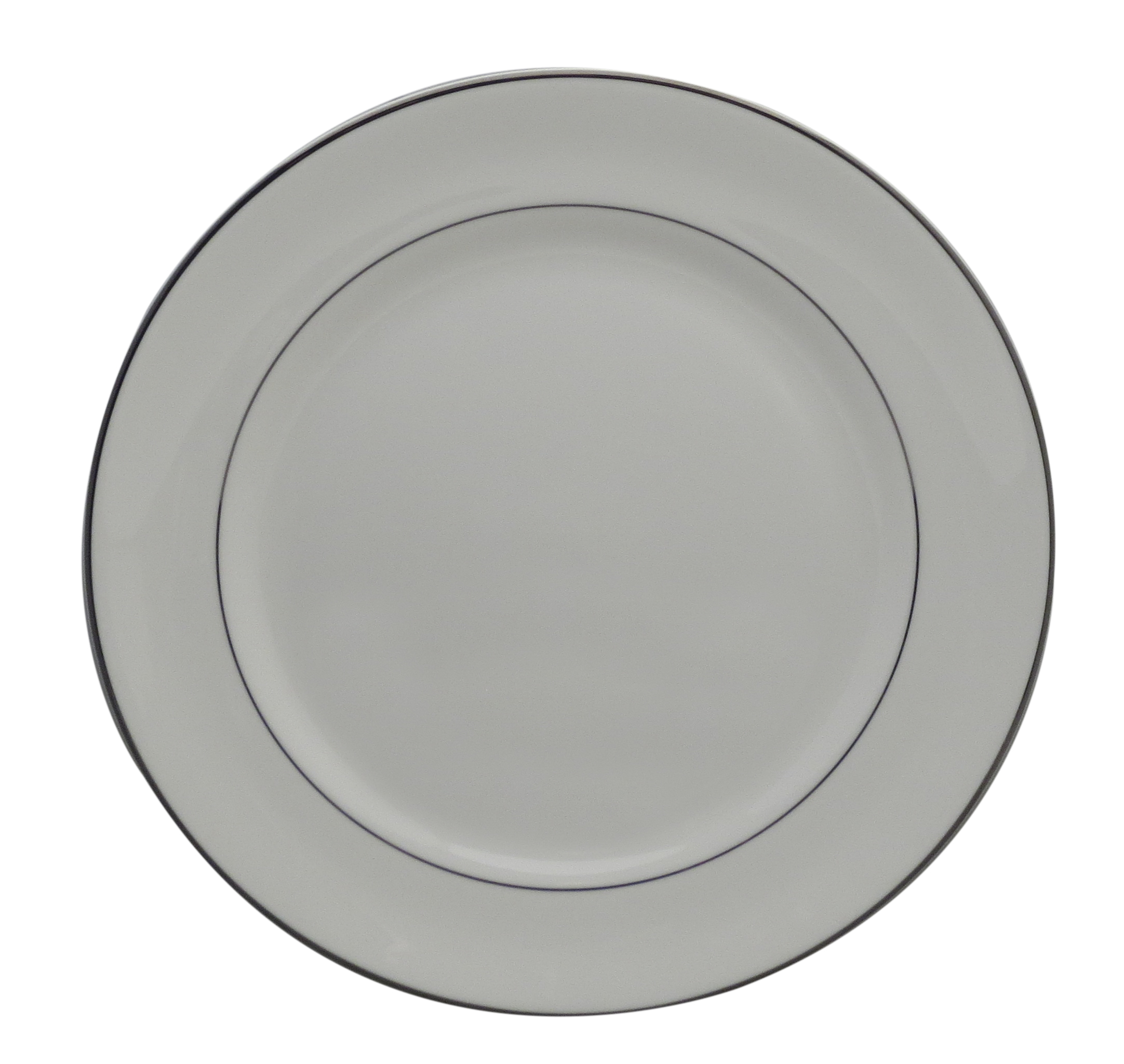Set of Two 7-1/4" LENOX china CONTINENTAL DINING Platinum Trim Salad Plate 2