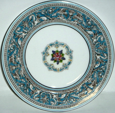 Speiseteller D 27,5 cm Wedgwood Florentine  Turquoise W2714 