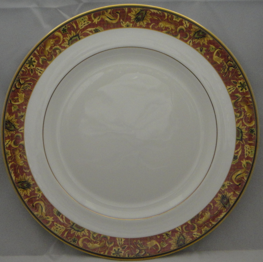 Accent Salad Plate Wedgwood China Persia Pattern Gold New 8 1/8" 