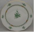 Herend Chinese Bouquet Green Dinner Plate