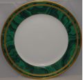 Christian Dior Gaudron Malachite Green Dinner Plate